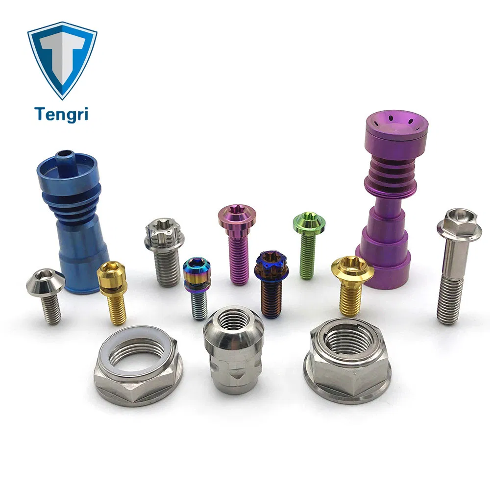 Anodized Colored Bicycle Motorcycle Titanium Screws and Screws