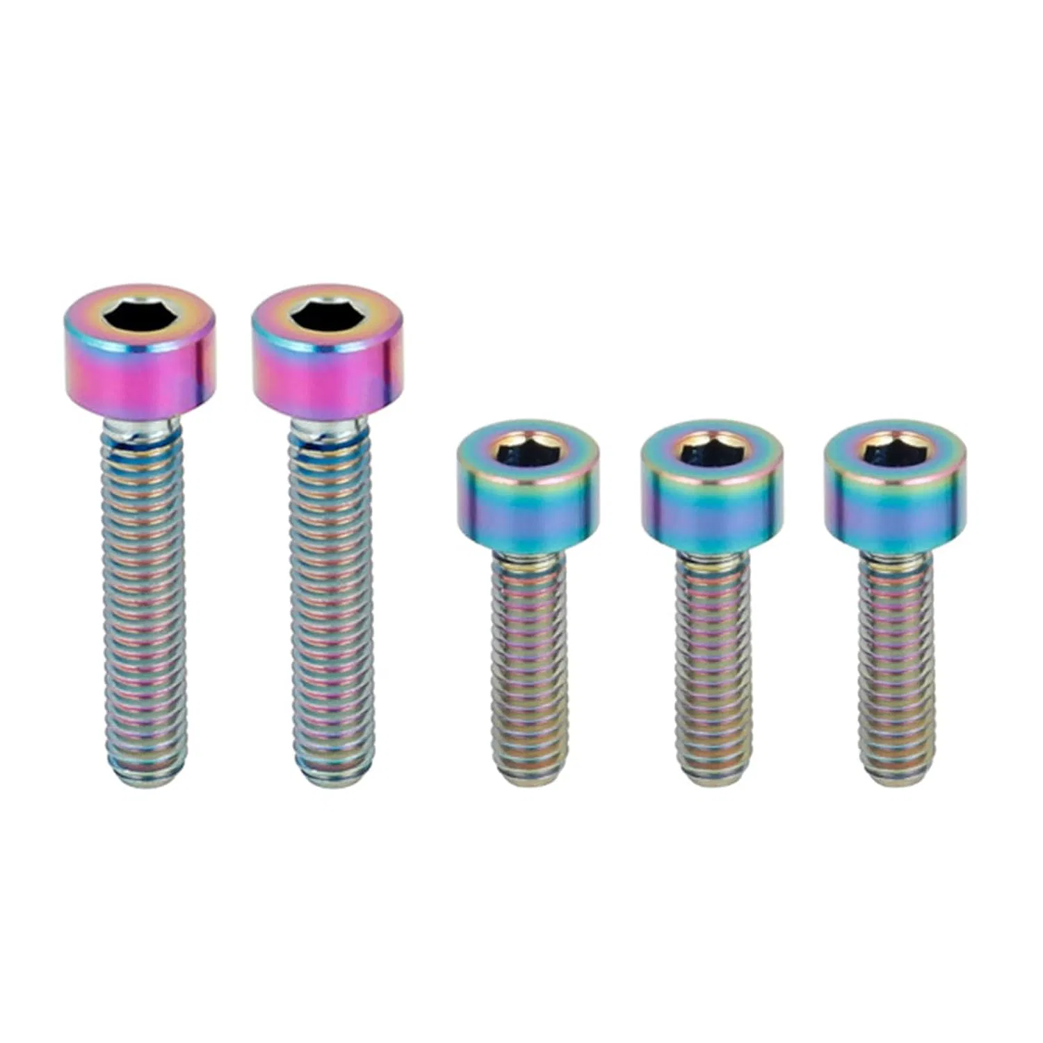 Customized CNC Machining Precision Color Titanium Screws and Bolts M6 M8 M10 Thumb Screw for Bicycle Parts