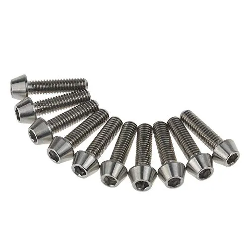 Customized Titanium Screw Bike Water Bottle Cage Bolts Kettle Holder Rack Fixed Screws for Bicycle Accessories