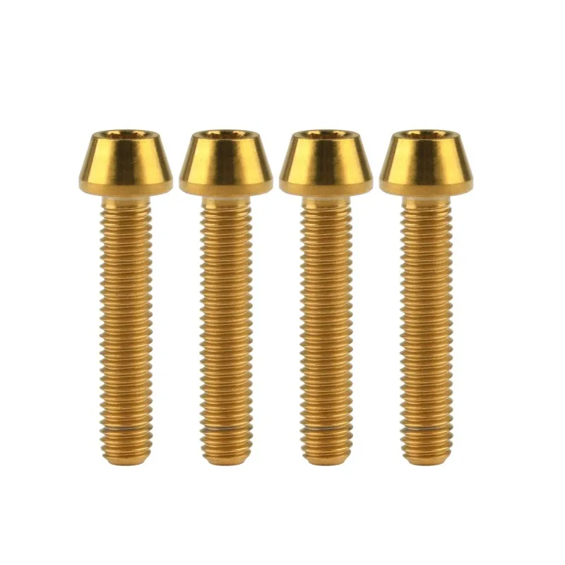 Titanium Alloy Bicycle Rear Derailleur Cone Head Bolts Premium Quality Bike Screws