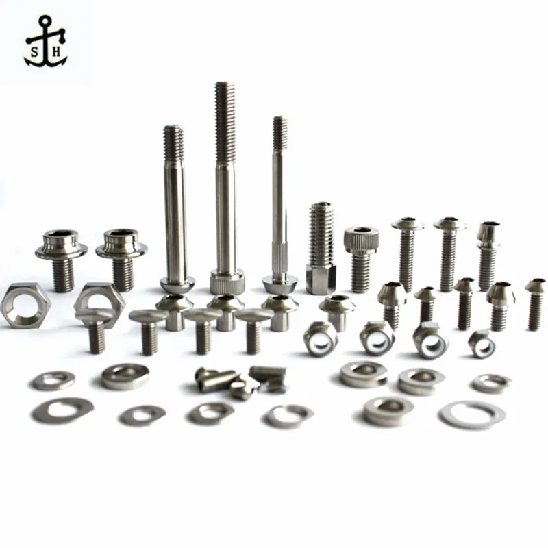 Titanium Alloy Hexalobular Socket Countersunk Head Machine Bicycle Screws
